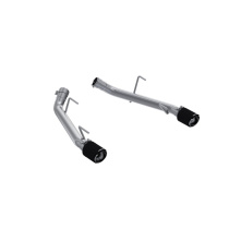 2005-2010 Ford Mustang GT 4.6L T304 SS 2.5'' Dual Axle-Back Sportavgassystem Med CF Tips (Race Version) MBRP